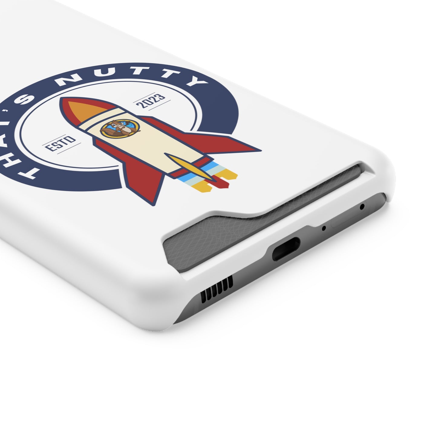 That's Nutty. Phone Case With Card Holder