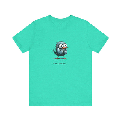 Emotional Bird. Unisex Jersey Short Sleeve Tee