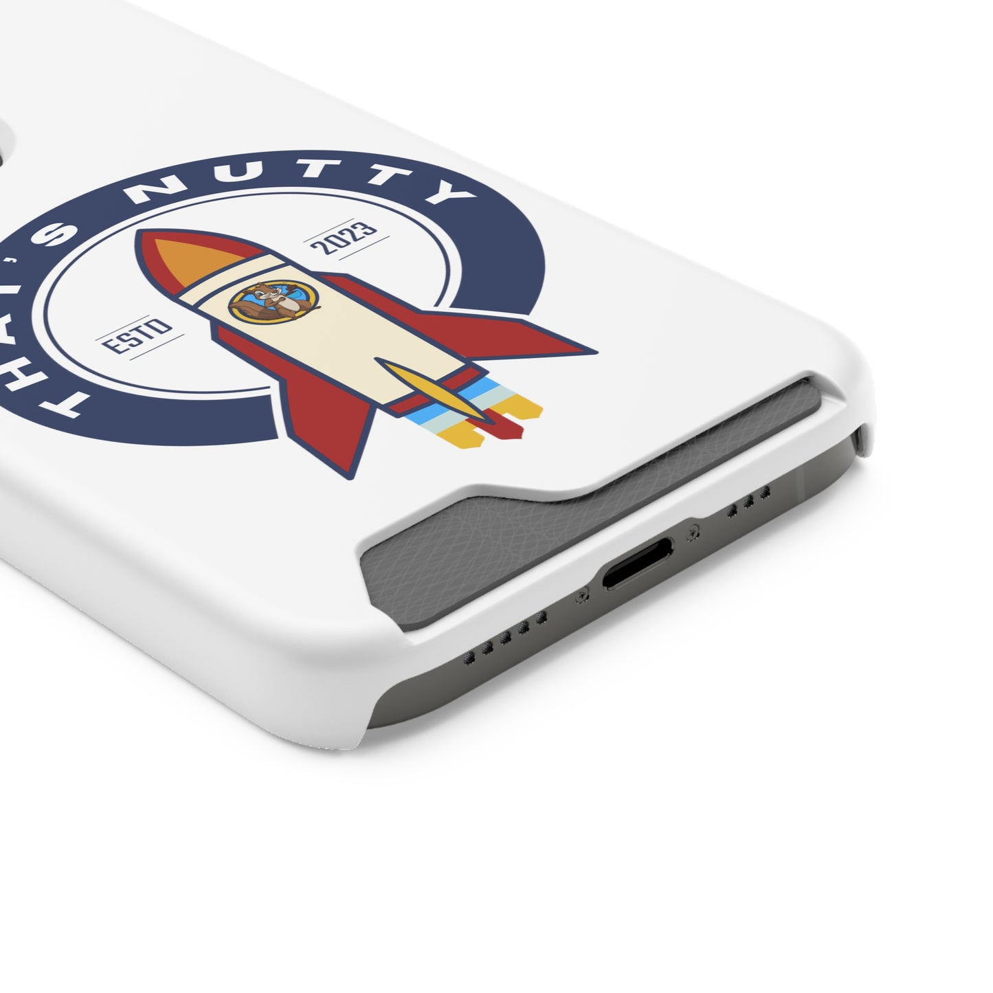 That's Nutty. Phone Case With Card Holder
