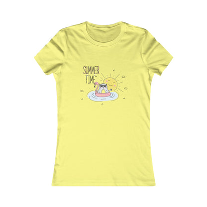Jingles The Summertime Cat. Women's Favorite Tee
