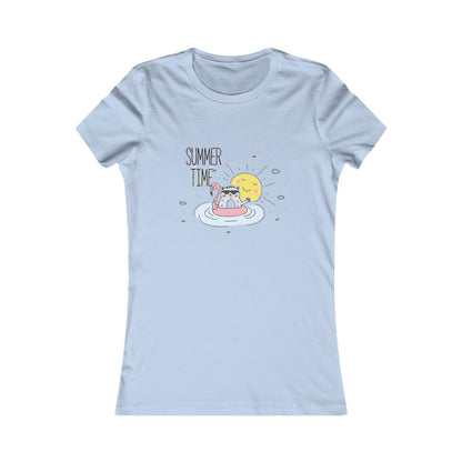 Jingles The Summertime Cat. Women's Favorite Tee