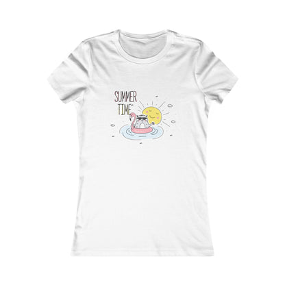 Jingles The Summertime Cat. Women's Favorite Tee