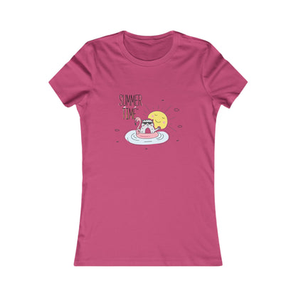 Jingles The Summertime Cat. Women's Favorite Tee