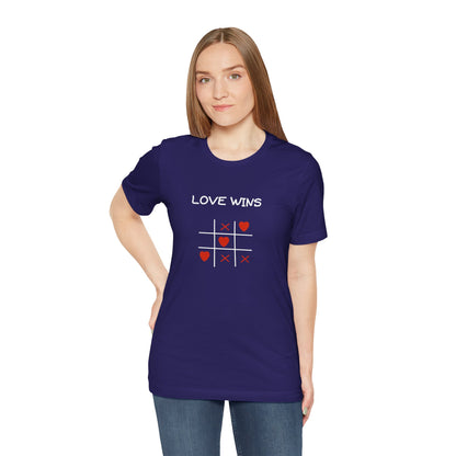 Love Wins!  Unisex Jersey Short Sleeve Tee
