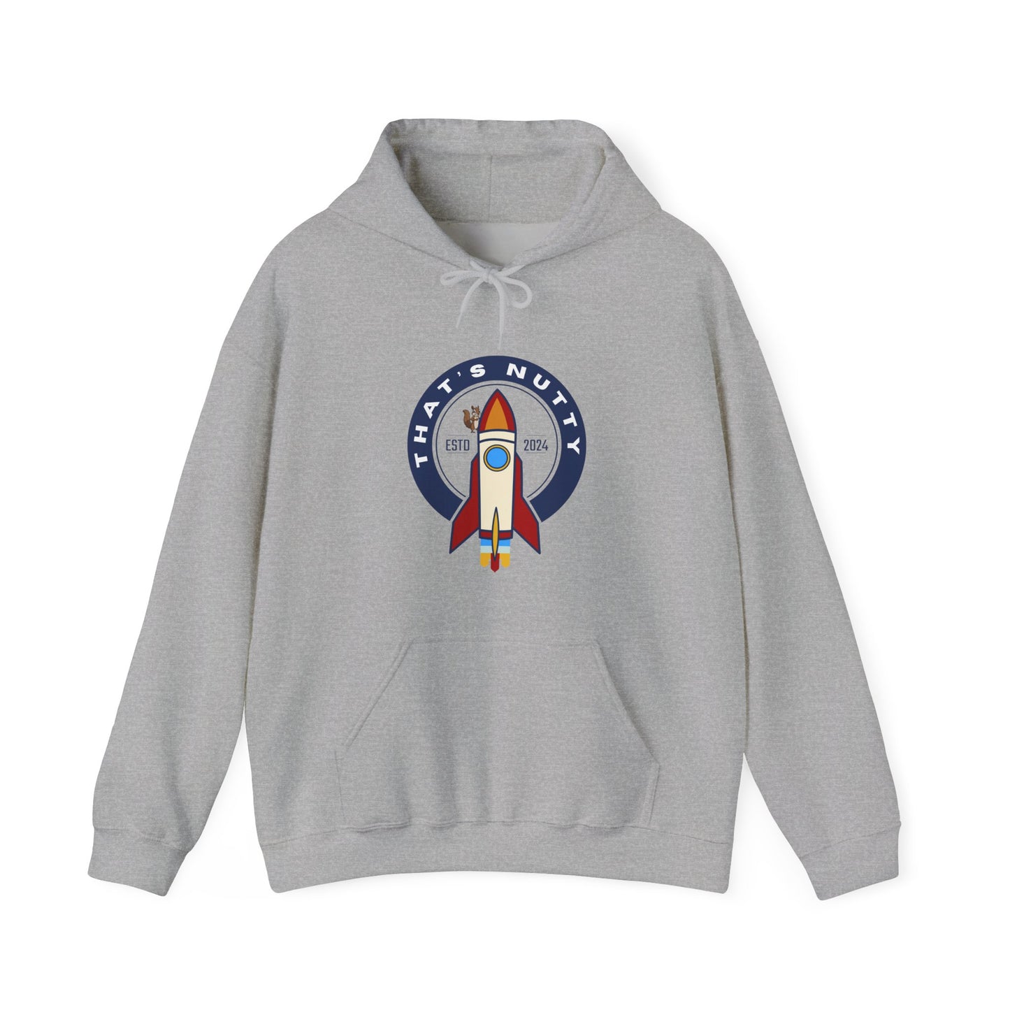 That's Nutty On A Rocket Ship Hooded Sweatshirt
