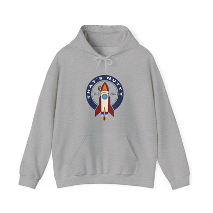 That's Nutty On A Rocket Ship Hooded Sweatshirt