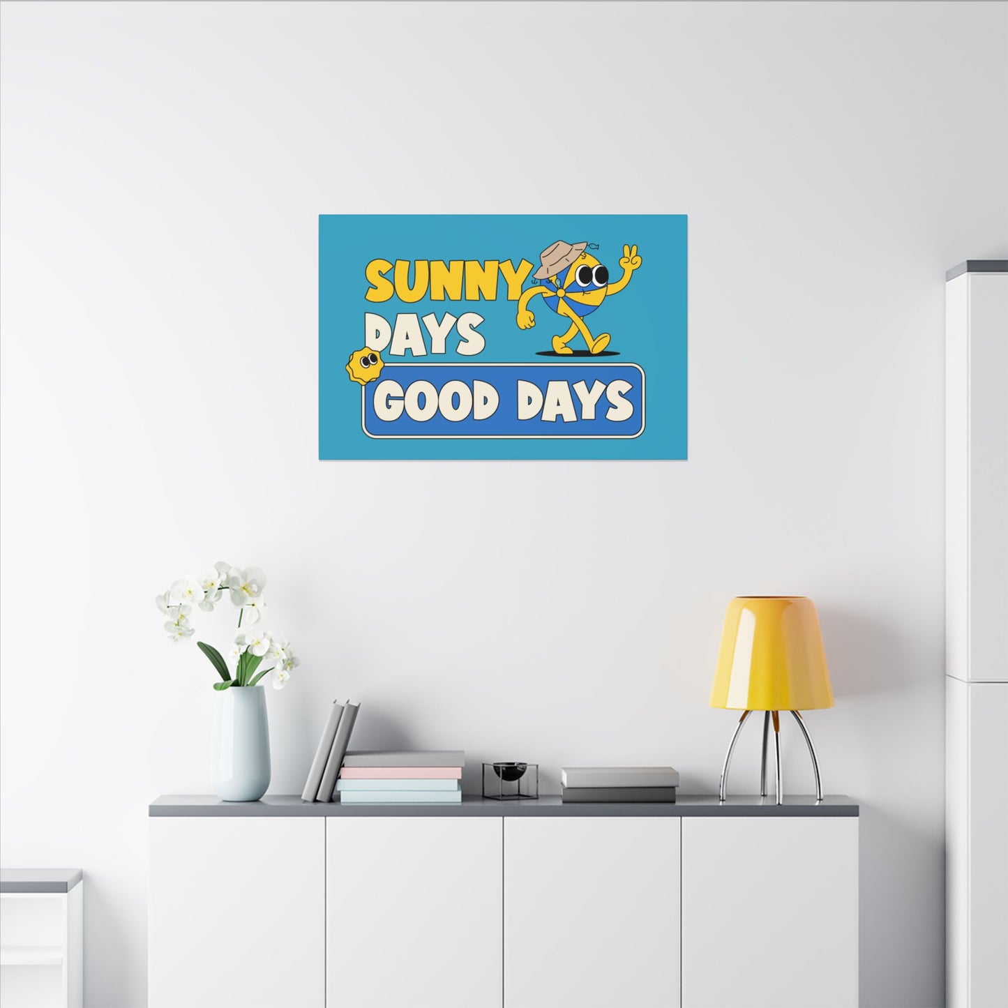Canvas Print: Good Vibes Sunny Day