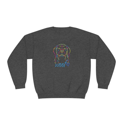 Colorful Retriever. Woof. Unisex NuBlend® Crewneck Sweatshirt