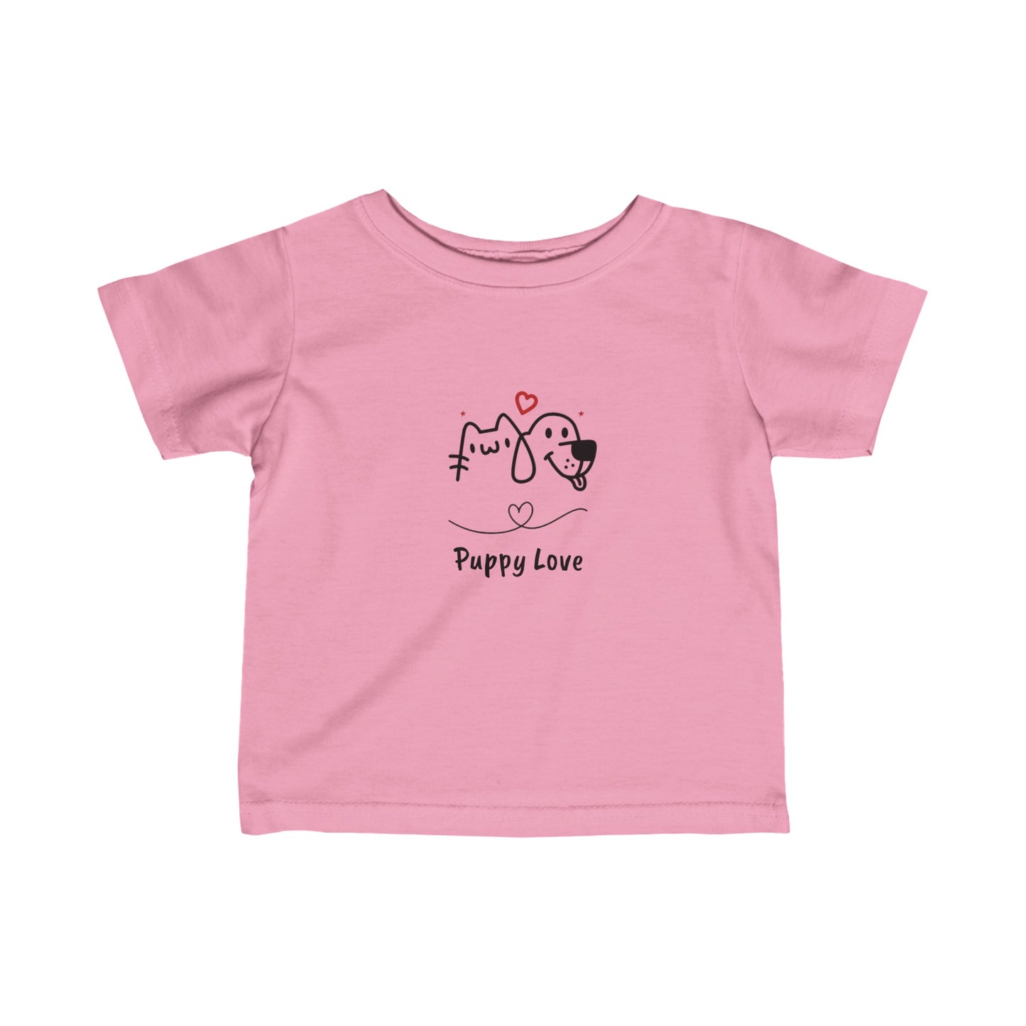 Puppy Love. Infant Fine Jersey Tee