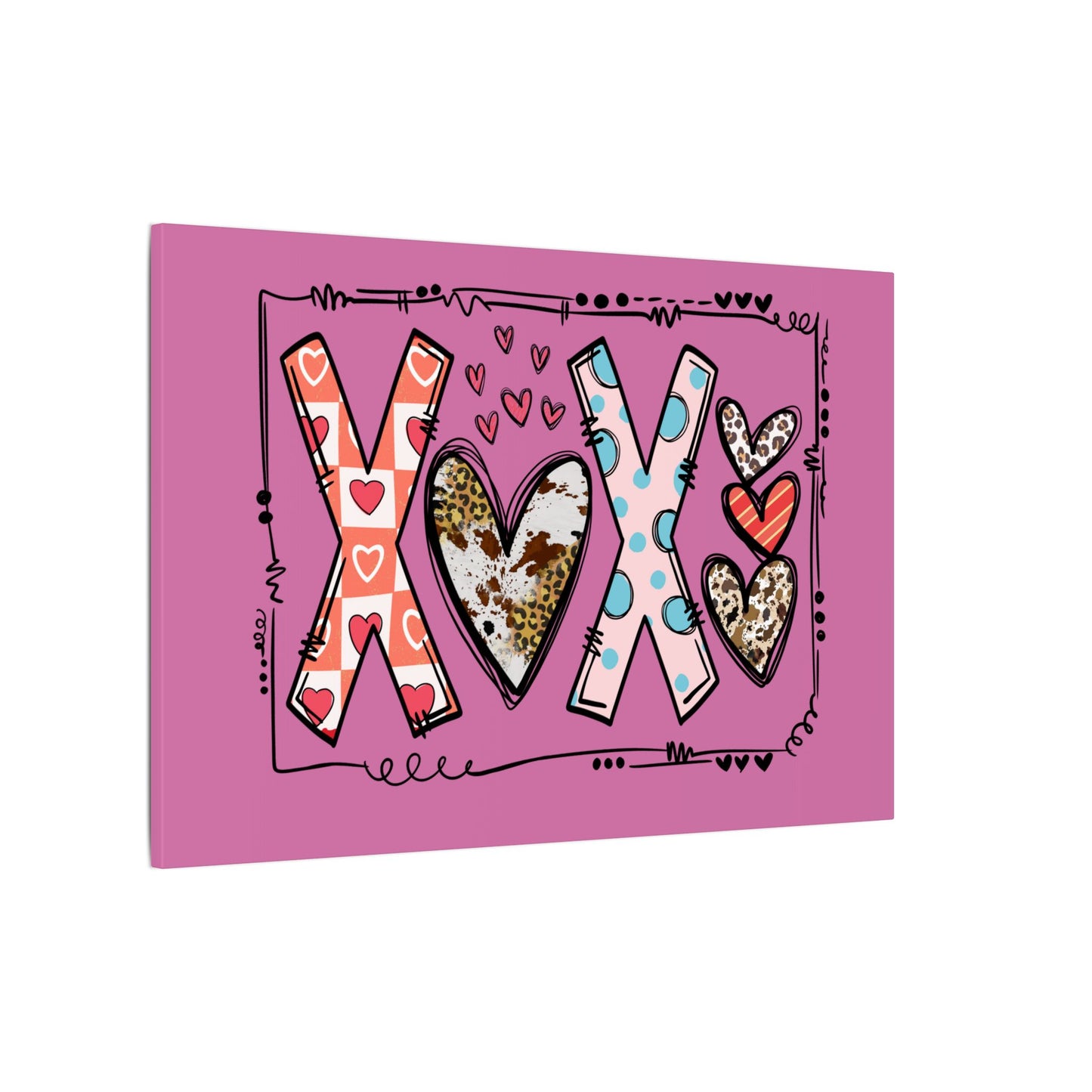 Sign of Love. XOXO. Canvas Gallery Wraps