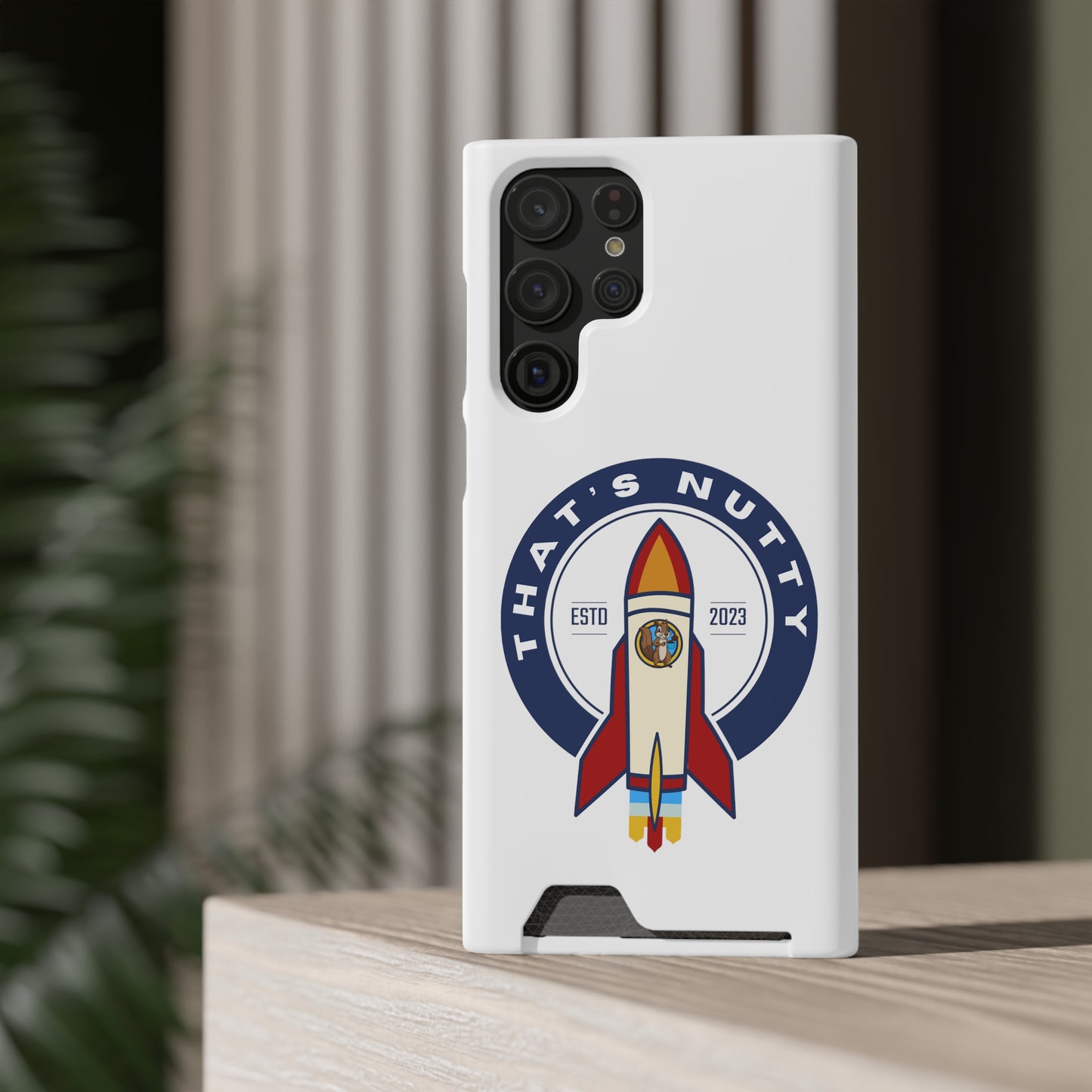 That's Nutty. Phone Case With Card Holder