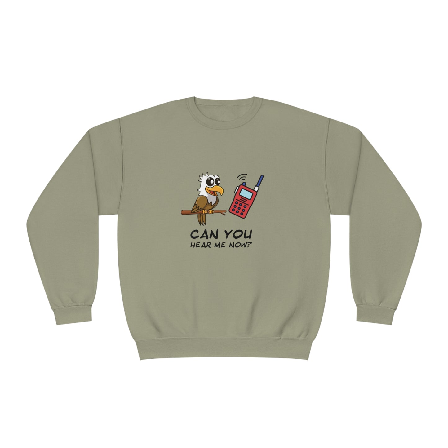 Burrowing Owl. Can You Hear Me Now? Unisex NuBlend® Crewneck Sweatshirt