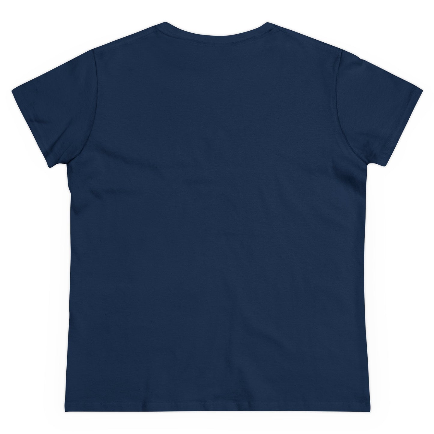 Solid Orange. Women's Midweight Cotton Tee