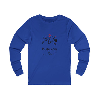 Puppy Love Long Sleeve Tee – Snuggles Optional, Style Required