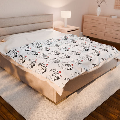 Puppy Love. Plush Blanket