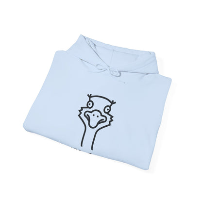 Never Give Up. Oscar The Ostrich and JimmyV Never Gave Up.  Unisex Hooded Sweatshirt.