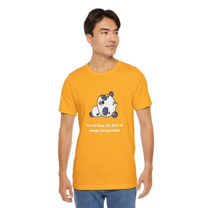 I'm Not Sleeping I'm on Energy Saving Mode. Unisex Jersey Short Sleeve Tee