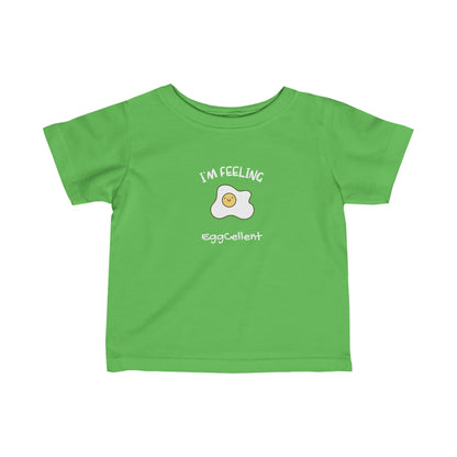 I'm Feeling EggCellent.  Infant Fine Jersey Tee