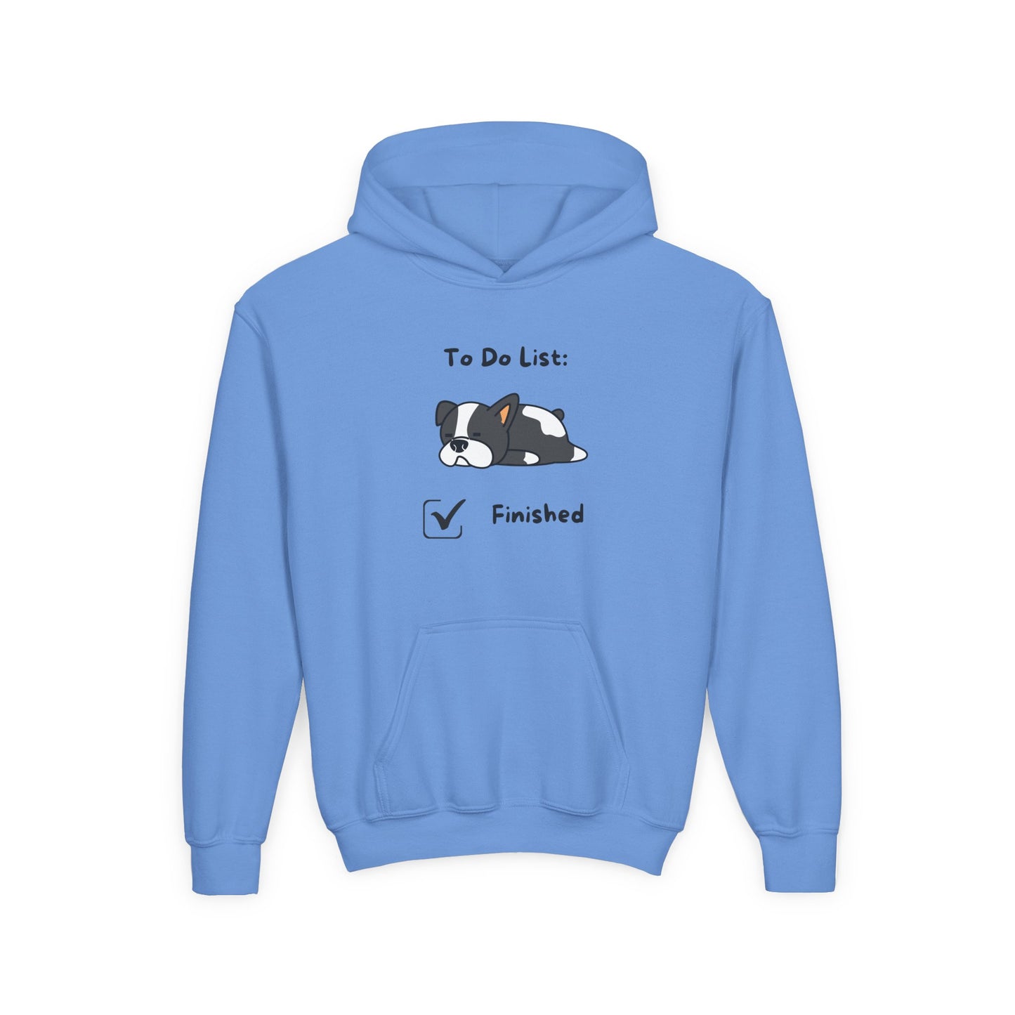 To Do List Finished- Funny Kids Animal Graphic Hoodie