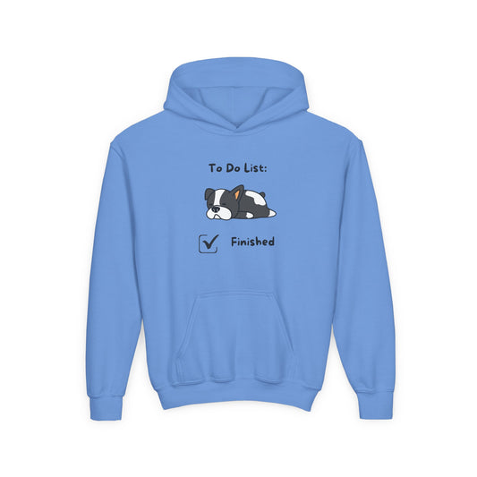 To Do List Finished- Funny Kids Animal Graphic Hoodie