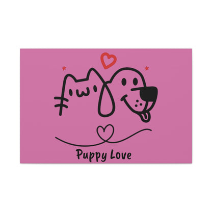 Puppy Love. Canvas Gallery Wraps