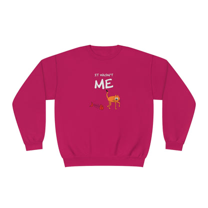 Leo The Cat Didn't Do It..  Unisex NuBlend® Crewneck Sweatshirt