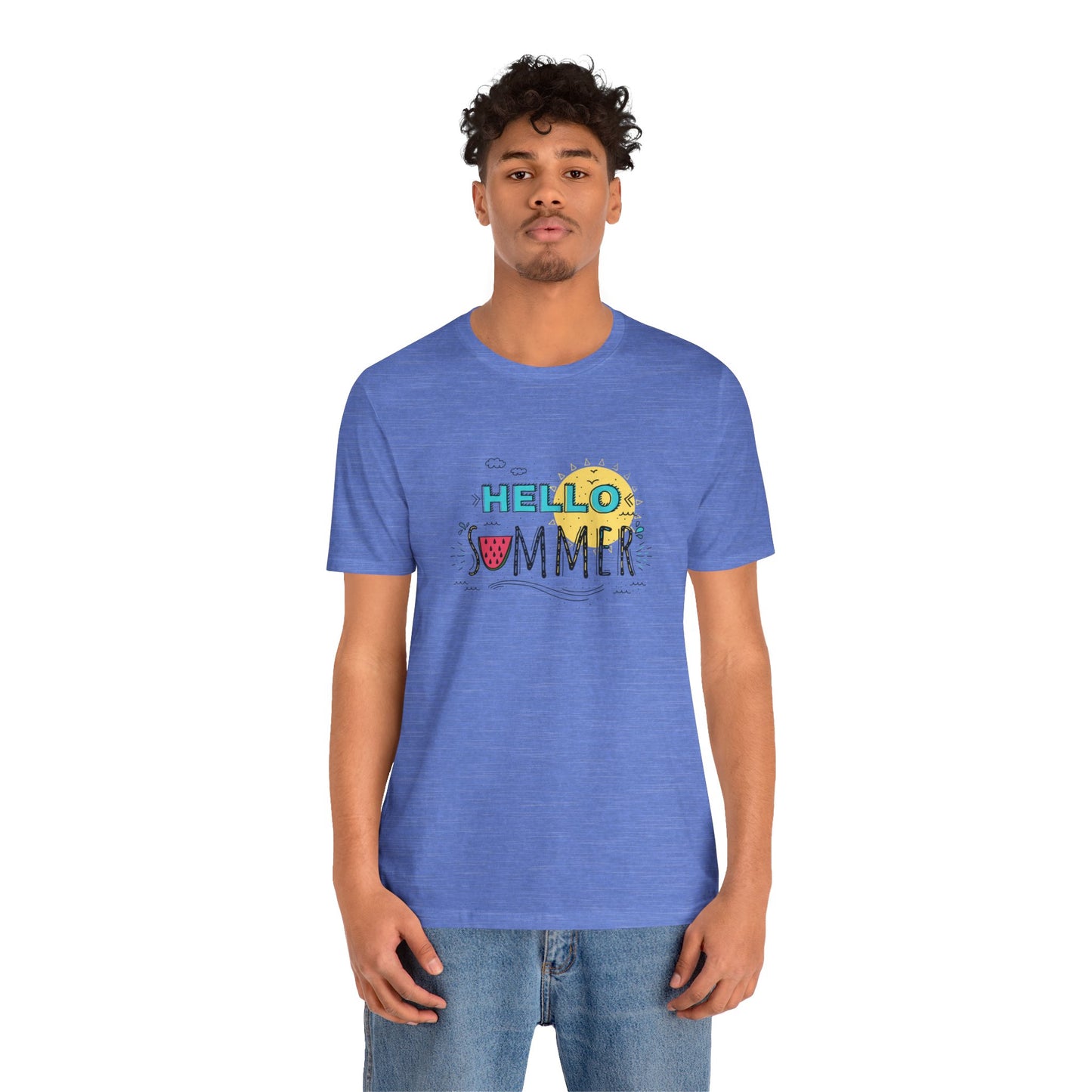 Hello Summer. Unisex Jersey Short Sleeve Tee