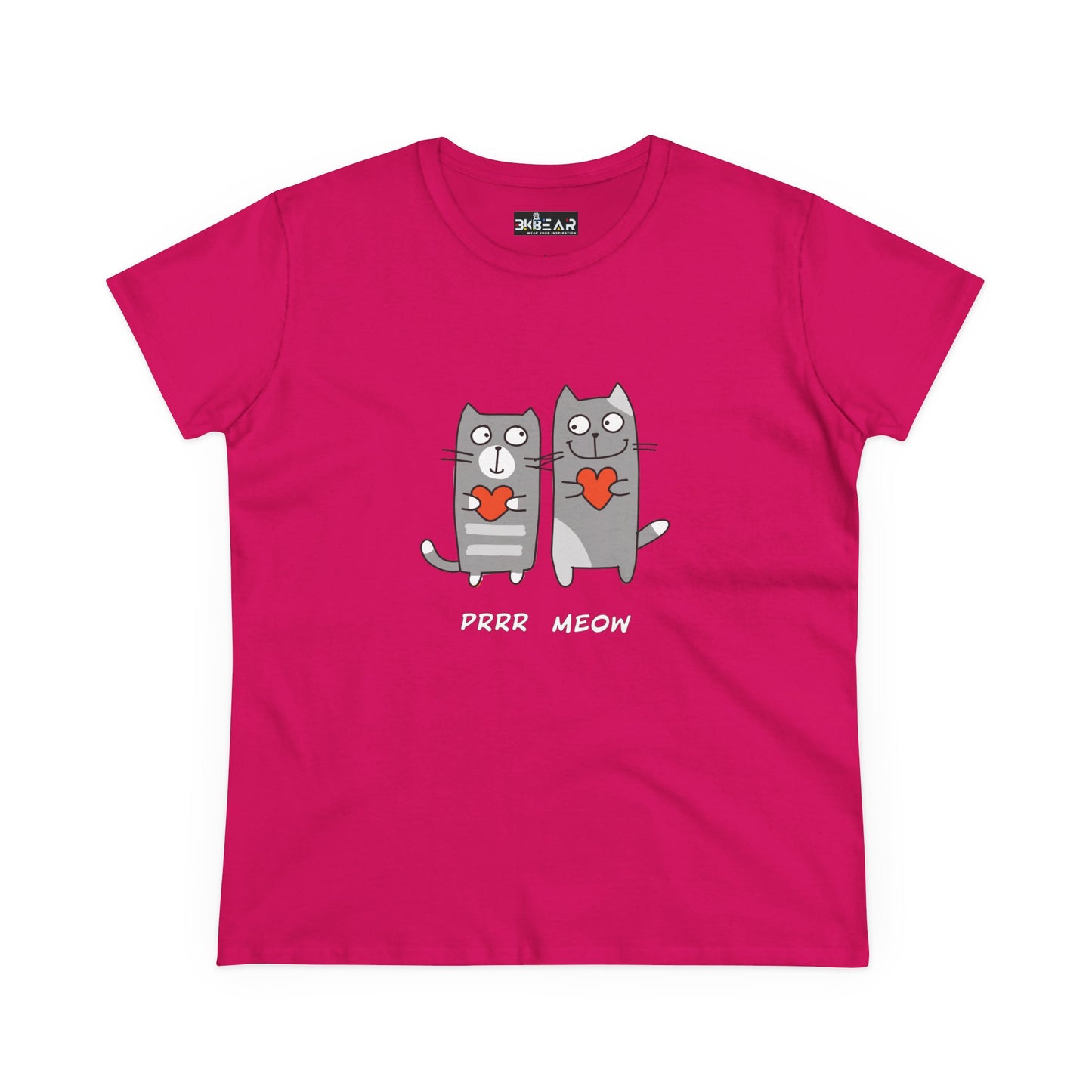 Happy Cat's. Prrr Meow. Women's Midweight Cotton Tee