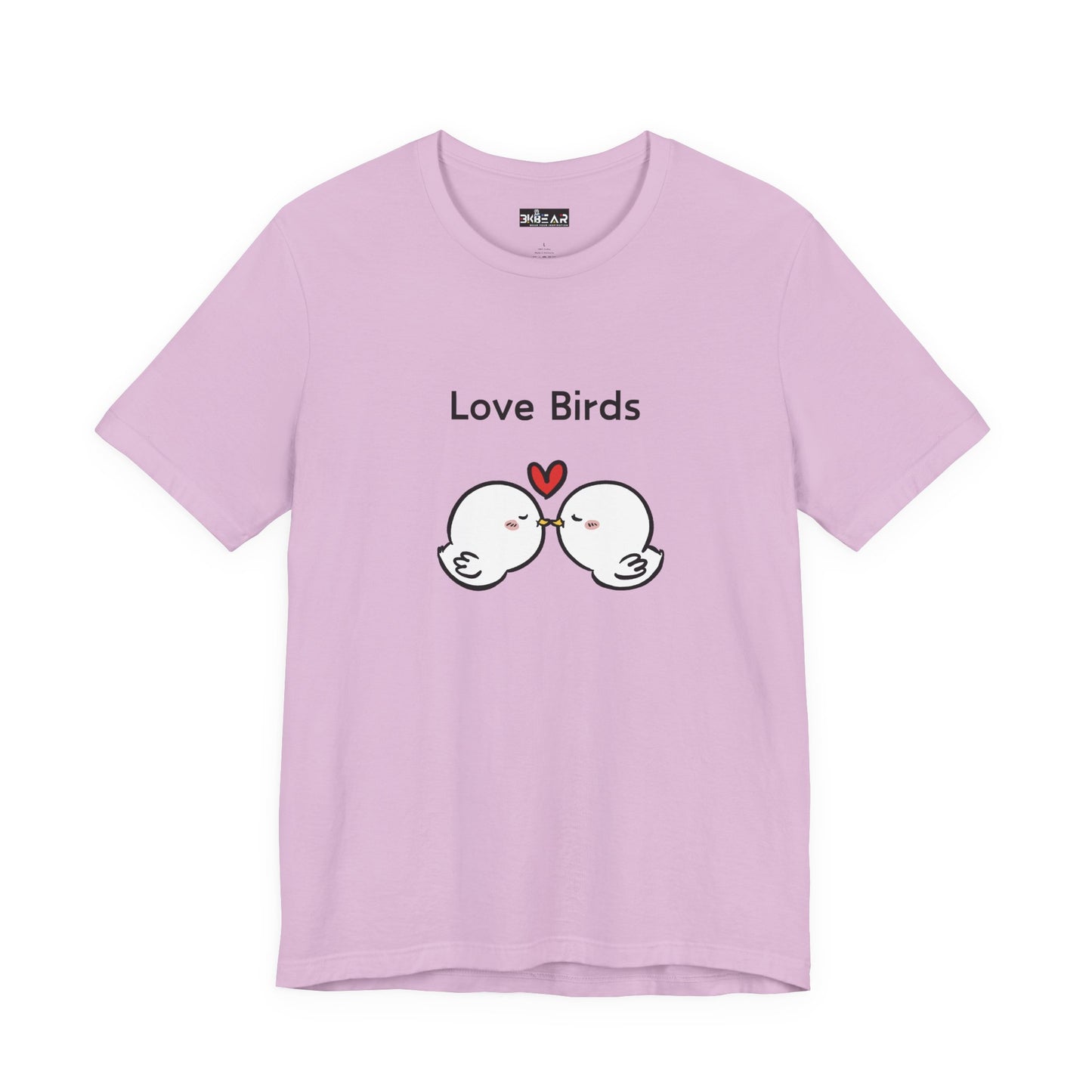 Love Birds Boyfriend T Graphic. Unisex Jersey Short Sleeve Tee