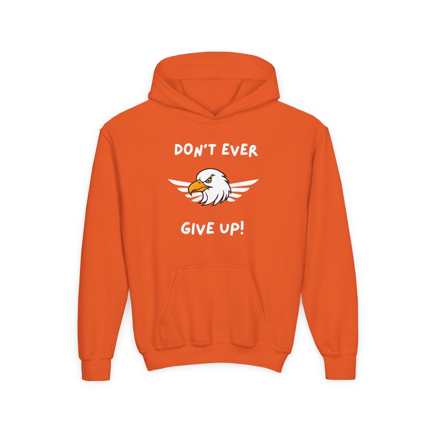 Don't Ever Give Up Eagle!  Kids Hoodie