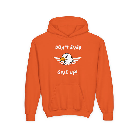 Don't Ever Give Up Eagle!  Kids Hoodie