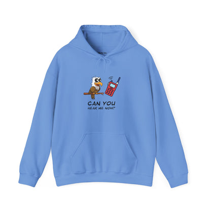 Owl Graphic Sweatshirt – Can You Hear Me Now? Bird on a Mission