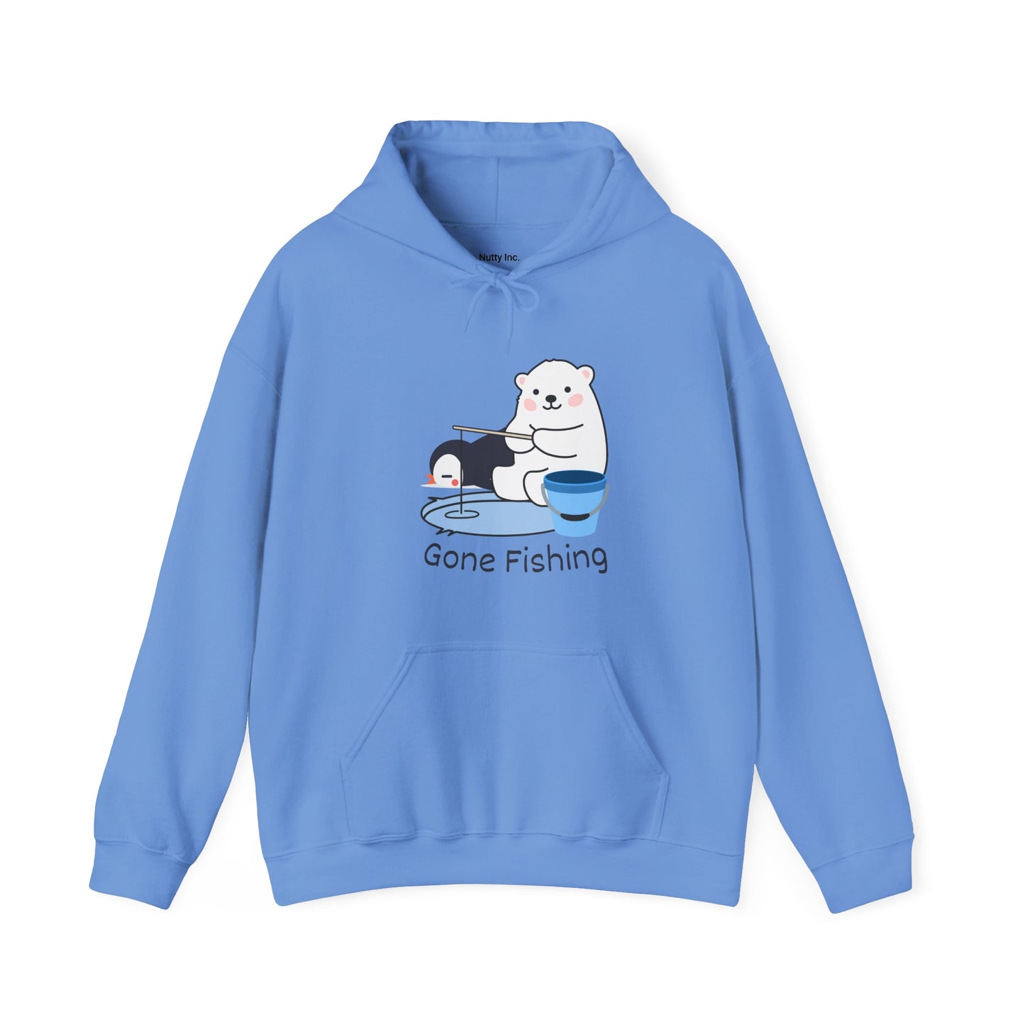 Gone Fishing. Unisex Hooded Sweatshirt.