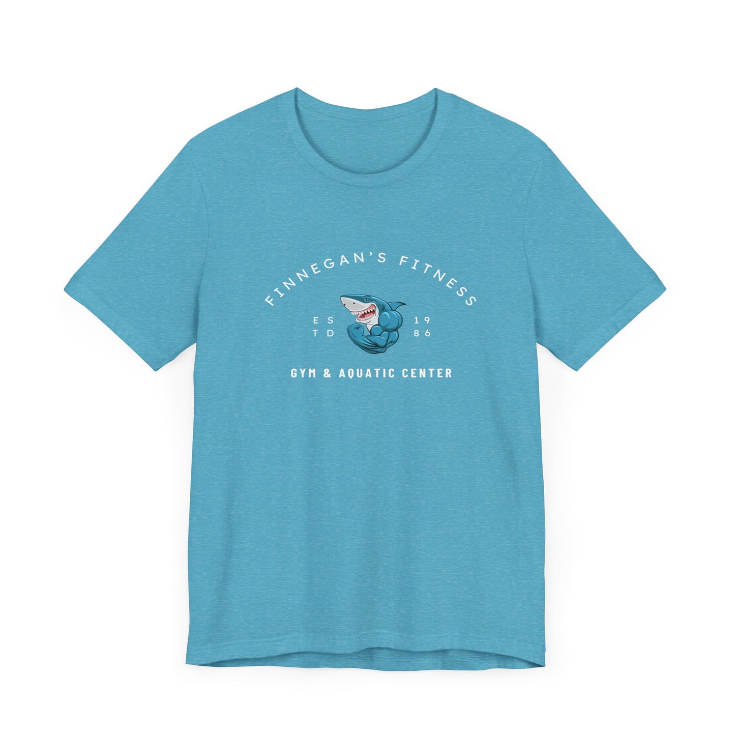 Finnegan's Fitness. Gym and Aquatic Center.  Unisex Jersey Short Sleeve Tee