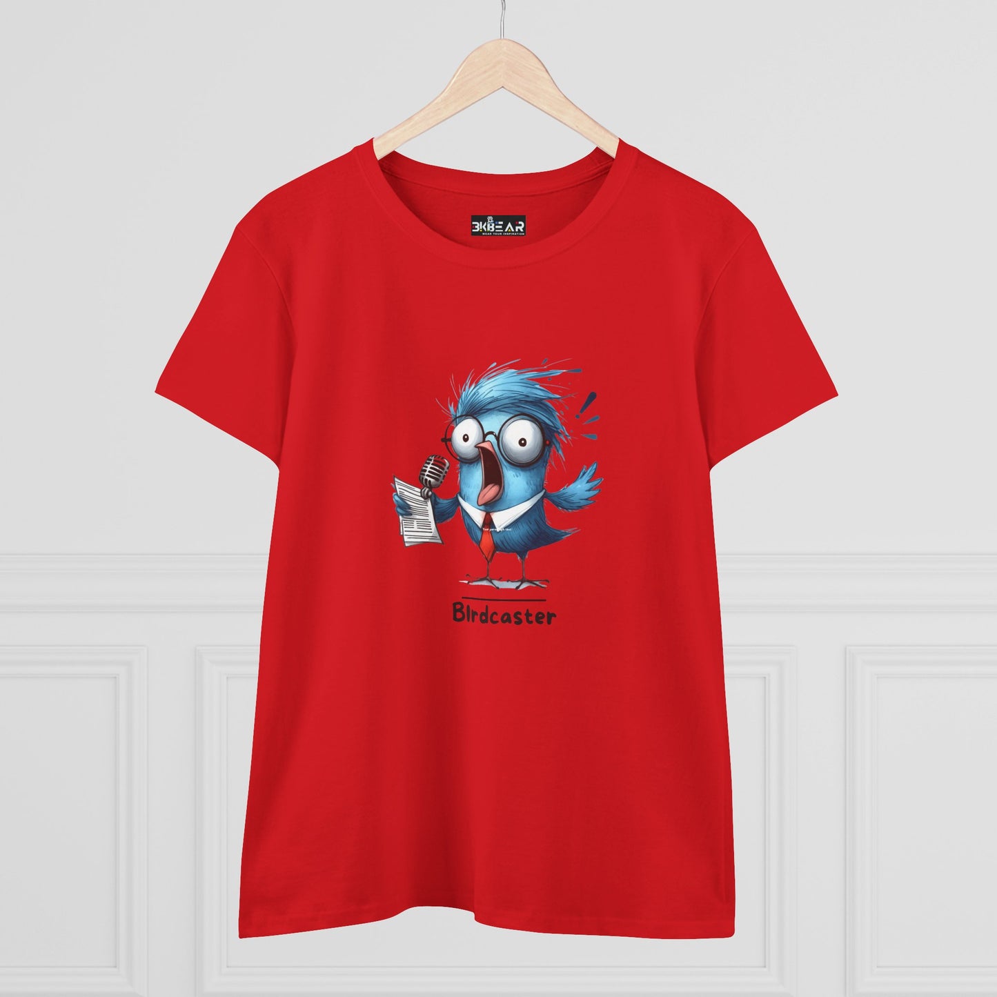 Birdcaster Women’s Tee | Funny Birdwatching Graphic Shirt