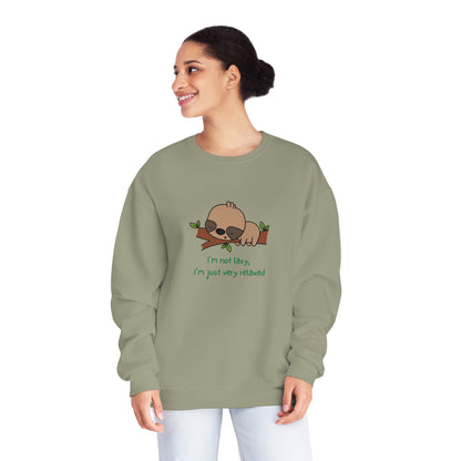 I'm Not Lazy. I'm Just Very Relaxed. Unisex NuBlend® Crewneck Sweatshirt