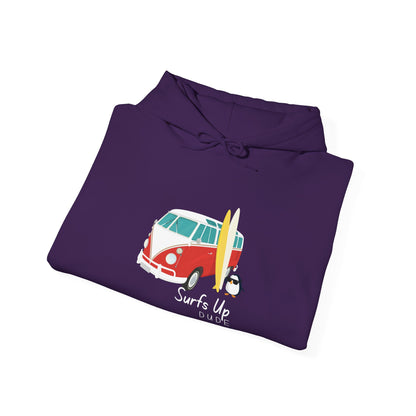 Surfs Up Dude. Unisex Heavy Blend™ Hooded Sweatshirt