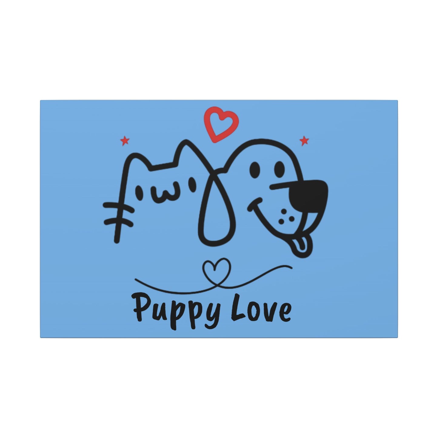 Puppy Love. Canvas Gallery Wraps