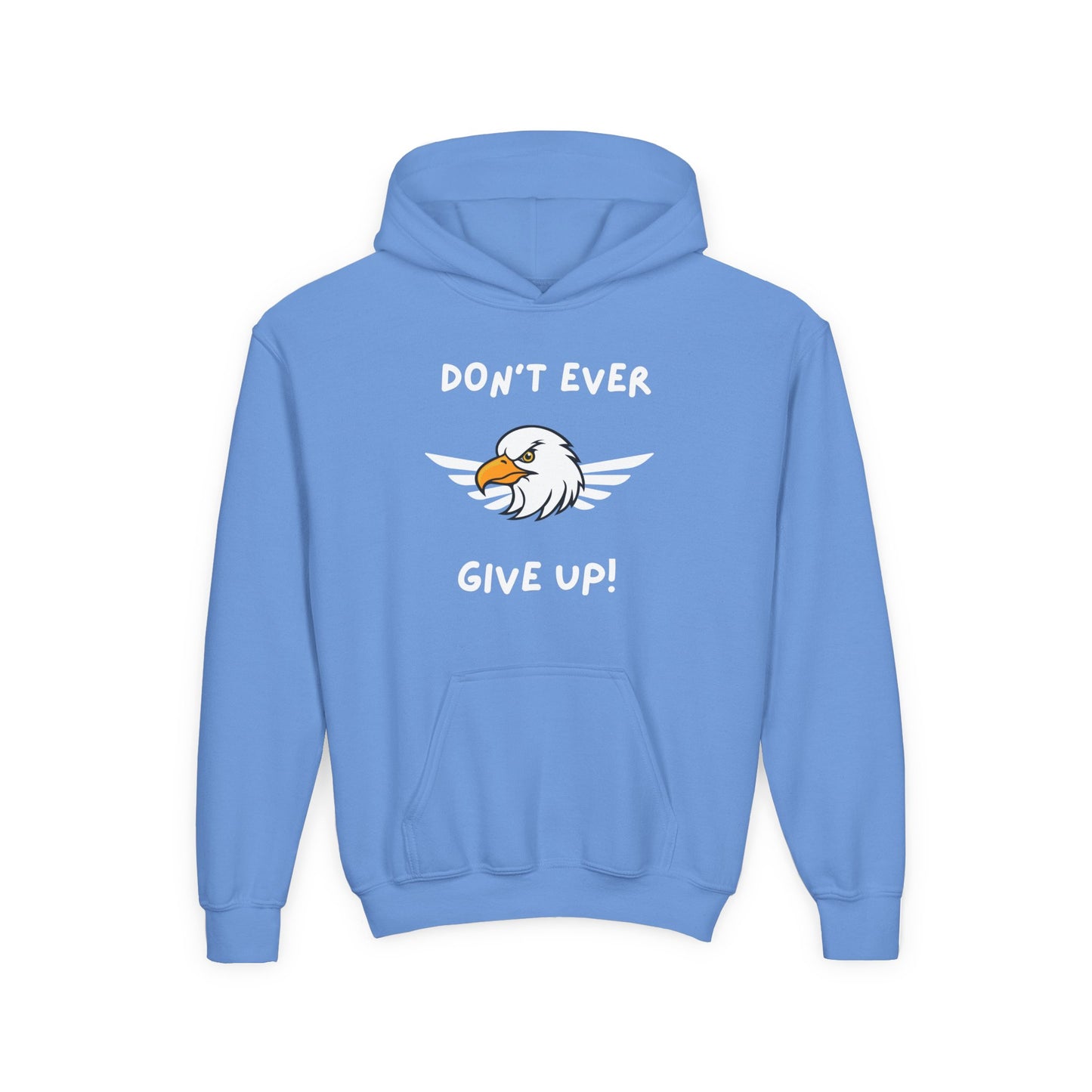 Don't Ever Give Up Eagle!  Kids Hoodie