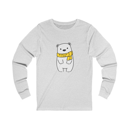 Winter Time BK Bear. Unisex Jersey Long Sleeve Tee