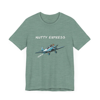 Nutty's Express Delivery. Always On-Time. Unisex Jersey Short Sleeve Tee