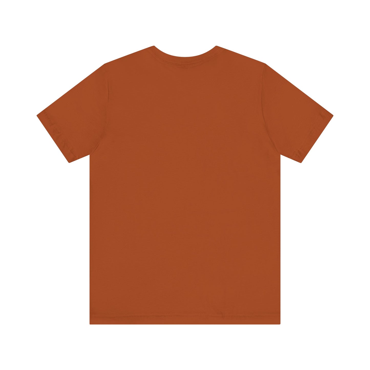 Solid Orange. Unisex Jersey Short Sleeve Tee