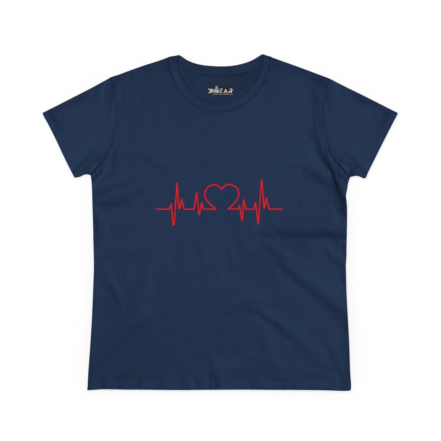 I Love You Heartbeat – Heartbeat Graphic T-Shirt for Women