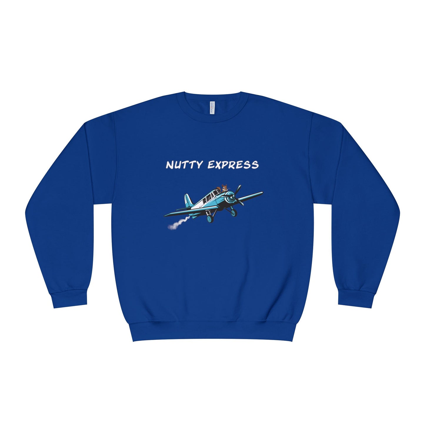 Nutty's Express Delivery. Always On-Time. Unisex NuBlend® Crewneck Sweatshirt