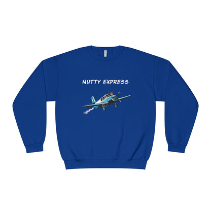 Nutty's Express Delivery. Always On-Time. Unisex NuBlend® Crewneck Sweatshirt