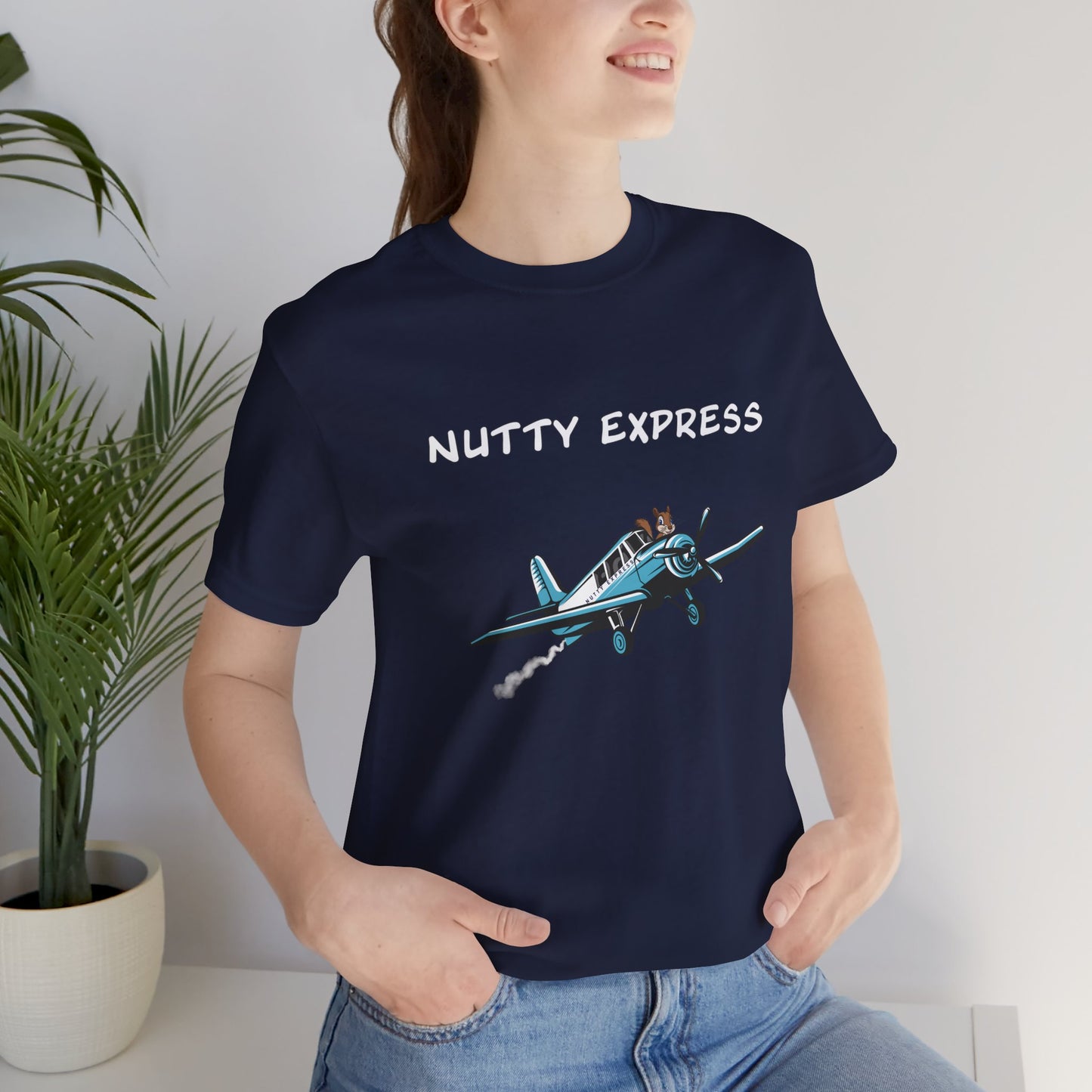 Nutty's Express Delivery. Always On-Time. Unisex Jersey Short Sleeve Tee
