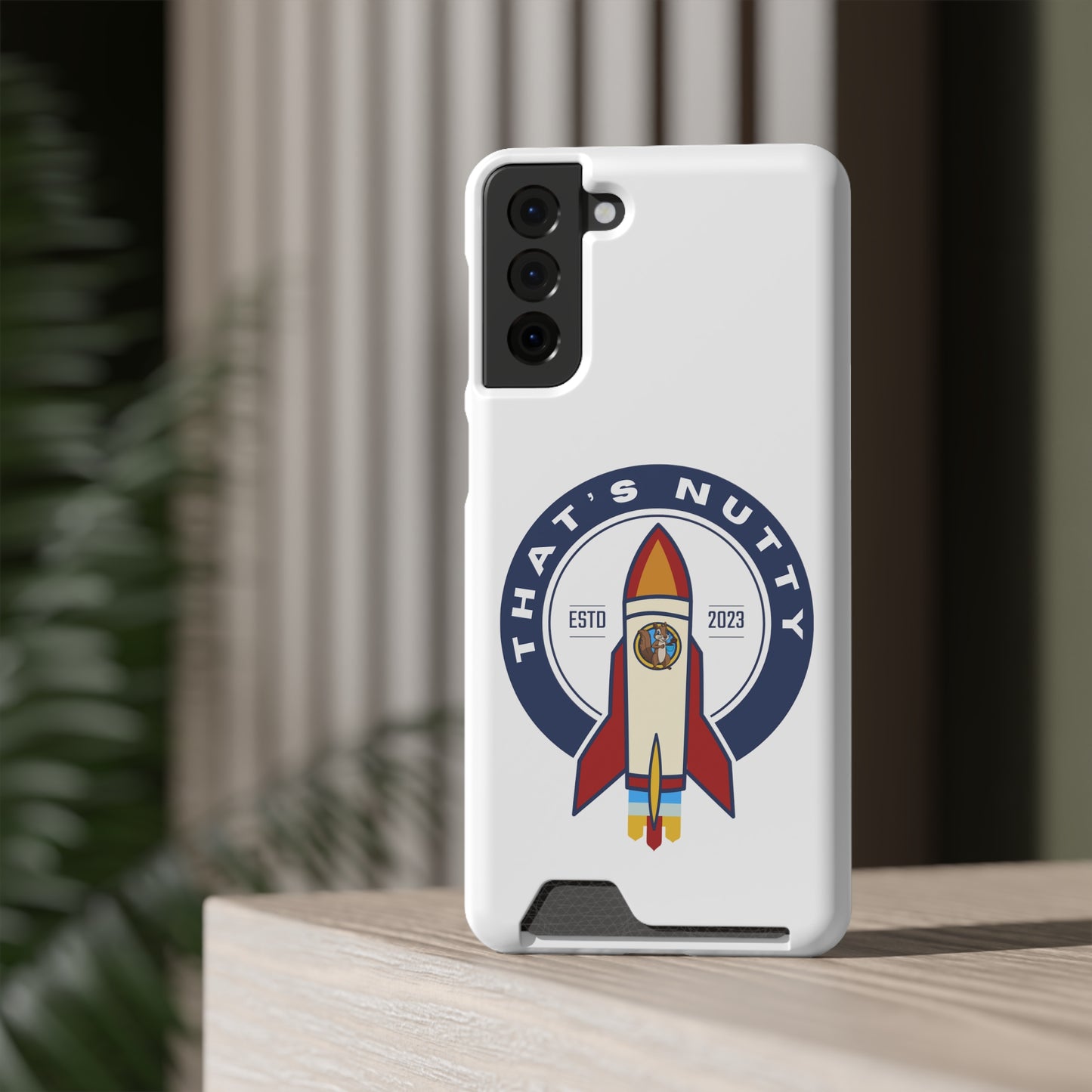 That's Nutty. Phone Case With Card Holder