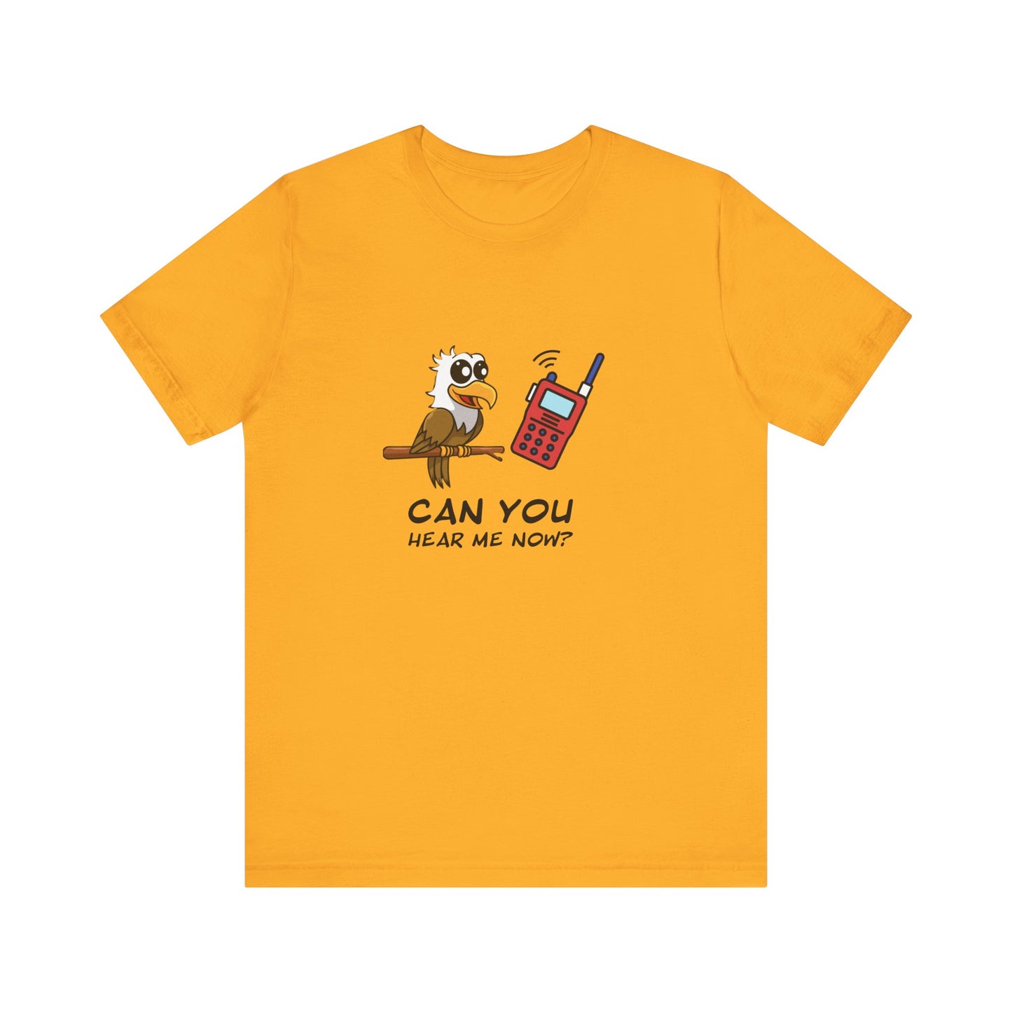 Burrowing Owl. Can You Hear Me Now? Unisex Jersey Short Sleeve Tee