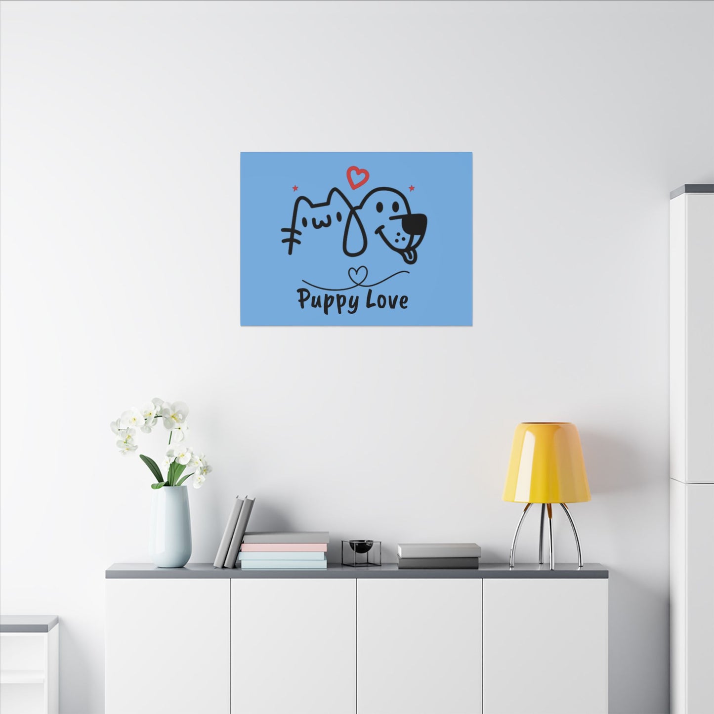 Puppy Love. Canvas Gallery Wraps