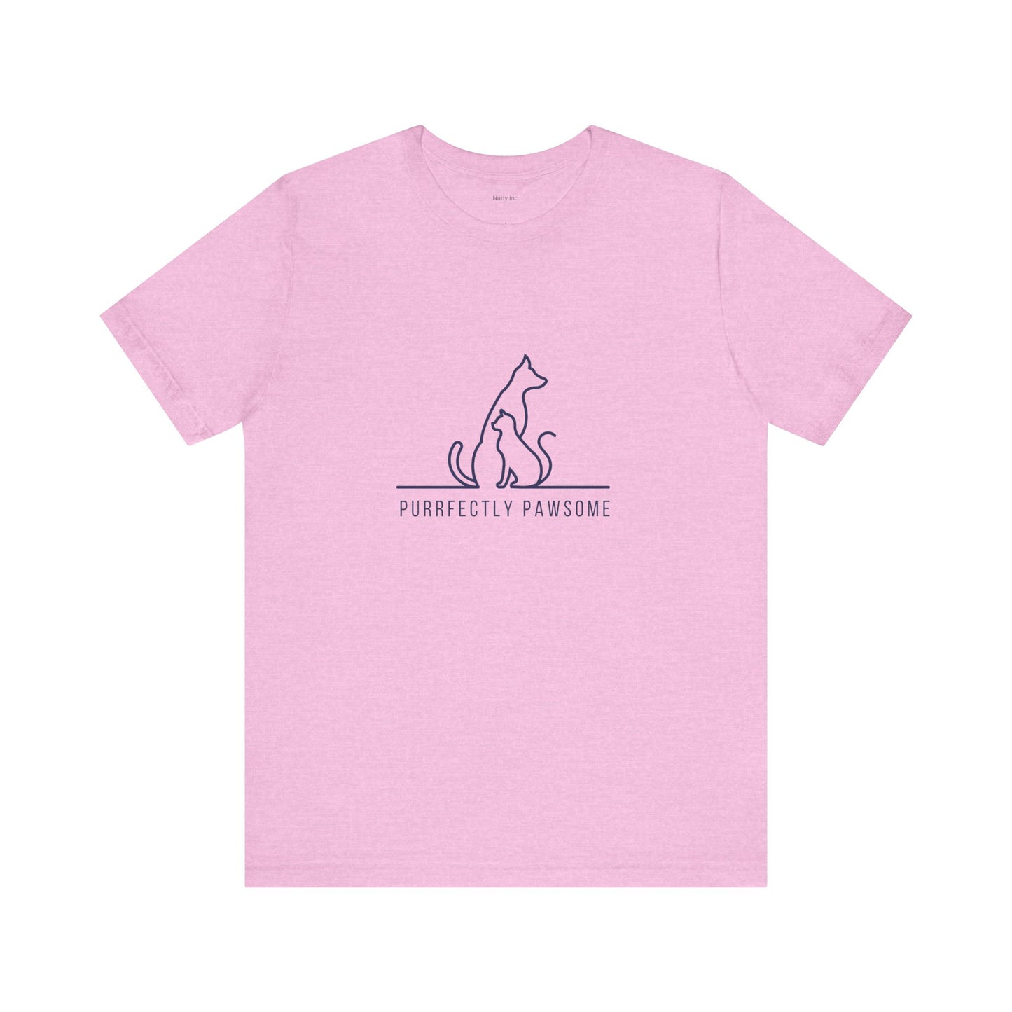 Purrfectly Pawsome. Unisex Jersey Short Sleeve Tee